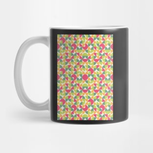 Circle Pattern (Red, Yellow, Green) Mug